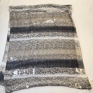 BCBGeneration Grey Sequin Scarf